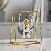 Load image into Gallery viewer, Astronaut Riding a Swing