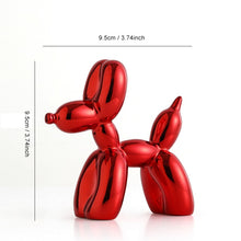 Load image into Gallery viewer, Metallic Balloon Dog Figurine