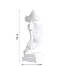 Load image into Gallery viewer, Silence is Golden Mask Sculpture