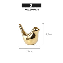 Load image into Gallery viewer, Golden Bird Figurine