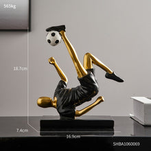 Load image into Gallery viewer, Abstract Football Player Figurine