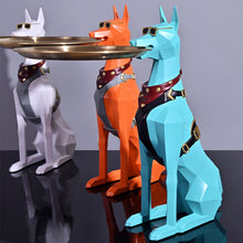 Load image into Gallery viewer, Geometric Doberman Key Tray
