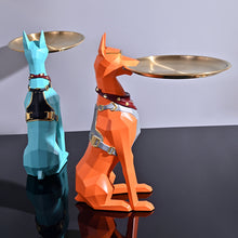 Load image into Gallery viewer, Geometric Doberman Key Tray
