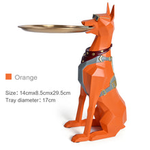 Load image into Gallery viewer, Geometric Doberman Key Tray
