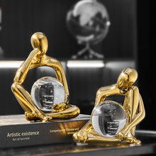 Load image into Gallery viewer, Ceramic Abstract Crystal Figurines
