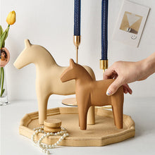 Load image into Gallery viewer, Wooden Minimalist Horse Figurine
