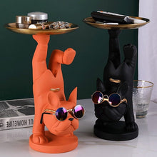 Load image into Gallery viewer, Yoga French Bulldog Tray
