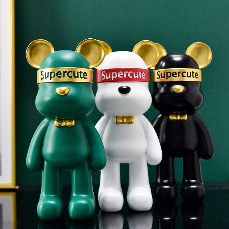 Sculpture Supreme Bear, 2022 Mixed media on resin bear …