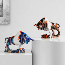Load image into Gallery viewer, Nordic Art Bull Figurine
