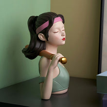 Load image into Gallery viewer, Tenacious Girl Sculpture Decor
