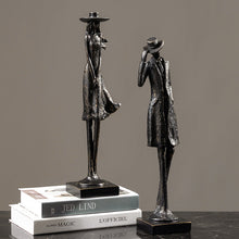 Load image into Gallery viewer, Classic Lady and Gentleman Sculpture
