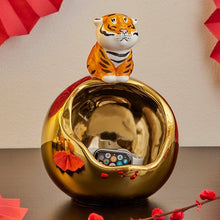 Load image into Gallery viewer, Ceramic Chubby Tiger Storage
