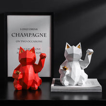 Load image into Gallery viewer, Geometric Maneki Cat
