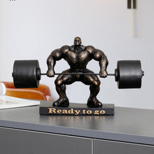 Load image into Gallery viewer, Weightlifting Hercules Decor Statue
