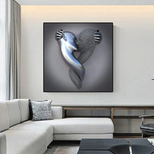 Load image into Gallery viewer, Metal Abstract Lovers
