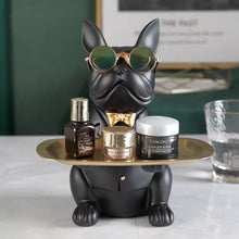 Load image into Gallery viewer, Cool French Bulldog Golden Tray
