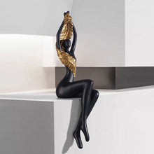 Load image into Gallery viewer, Abstract Feather Lady Sculpture
