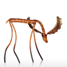 Load image into Gallery viewer, Iron Moose Sculpture
