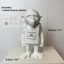 Load image into Gallery viewer, Banksy Monkey Street Art Sculpture
