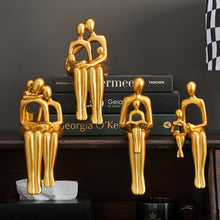 Load image into Gallery viewer, Abstract Golden Family
