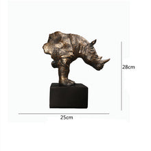 Load image into Gallery viewer, Retro Rhino Sculpture
