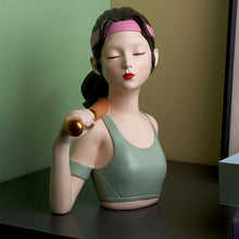 Load image into Gallery viewer, Tenacious Girl Sculpture Decor
