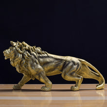 Load image into Gallery viewer, Golden Lion King Statue

