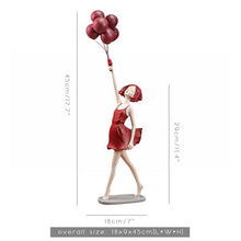 Load image into Gallery viewer, Exquisite Girl with Flying Balloon
