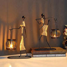 Load image into Gallery viewer, Tribal Candle Holder
