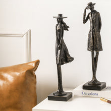 Load image into Gallery viewer, Classic Lady and Gentleman Sculpture
