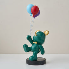 Load image into Gallery viewer, Abstract Bear with Balloons
