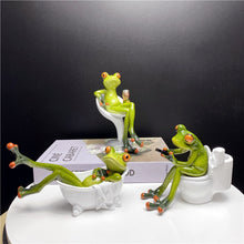 Load image into Gallery viewer, Leggy Frog Figurines
