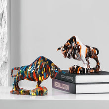 Load image into Gallery viewer, Nordic Art Bull Figurine

