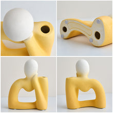 Load image into Gallery viewer, Ceramic Family Themed Vase
