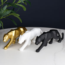 Load image into Gallery viewer, Geometric Black Panther Sculpture
