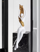 Load image into Gallery viewer, Abstract Feather Lady Sculpture
