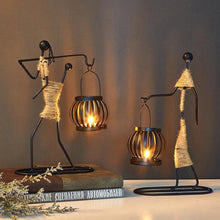 Load image into Gallery viewer, Tribal Candle Holder
