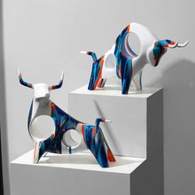 Load image into Gallery viewer, Street Graffiti Bull Sculptures
