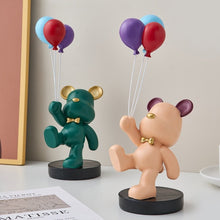 Load image into Gallery viewer, Abstract Bear with Balloons
