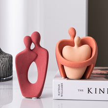 Load image into Gallery viewer, Abstract Ceramic Love Sculpture
