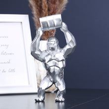 Load image into Gallery viewer, Geometric Mad King Kong Statue
