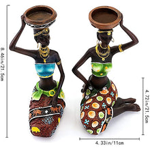 Load image into Gallery viewer, Tribal African Candle Holder
