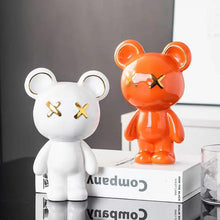 Load image into Gallery viewer, Ceramic Cross Eyed Bear
