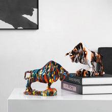 Load image into Gallery viewer, Nordic Art Bull Figurine
