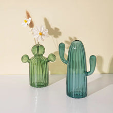 Load image into Gallery viewer, Cactus Glass Vase
