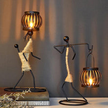 Load image into Gallery viewer, Tribal Candle Holder
