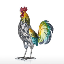 Load image into Gallery viewer, Iron Rooster Sculpture
