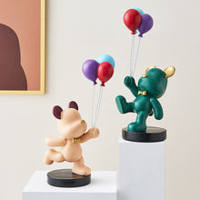 Load image into Gallery viewer, Abstract Bear with Balloons
