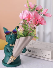 Load image into Gallery viewer, Cool Frenchie Statue Vase

