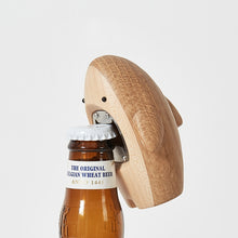 Load image into Gallery viewer, Wooden Shark Bottle Opener
